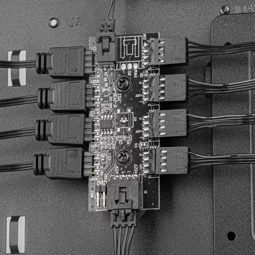 Корпус SilverStone Fara FA511Z-BG без БЖ, 2xUSB3.0, 3x120мм, ARGB VGA 360мм, LCS ready, TG Side Panel, ATX, чорний