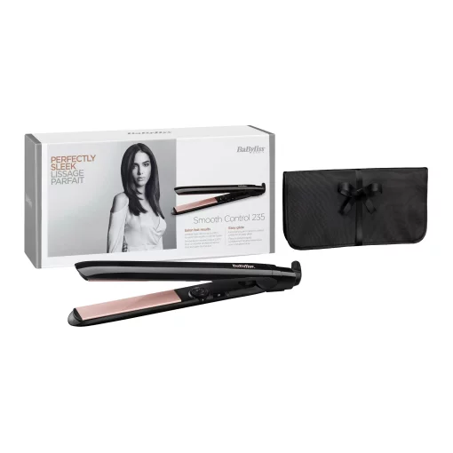 Випрямляч Babyliss Smooth Control, 49Вт, темп.режимів-13, 170-235C, кераміка, чорний