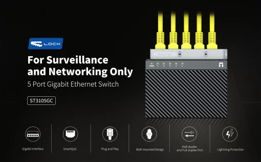 Комутатор Netis ST3105GC 5xGE, Некерований