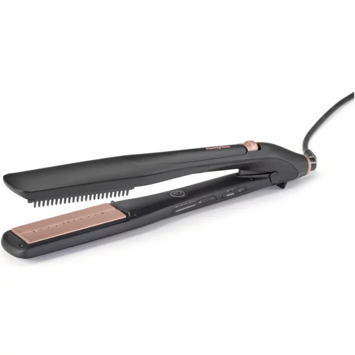 Випрямляч Babyliss Steam Lux Styler, 56Вт, темп.режимов-5, 170-210 °C, термо килимок, кераміка, чорний