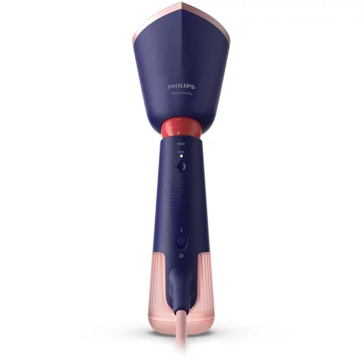 Відпарювач Philips компактний Series 5000, 1400Вт, 120мл, паровий удар -24гр, складана ручка, чохол-рукавичка, килимок, пластик, синій