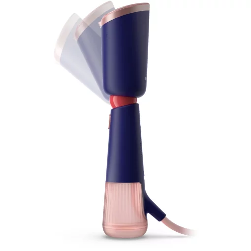 Відпарювач Philips компактний Series 5000, 1400Вт, 120мл, паровий удар -24гр, складана ручка, чохол-рукавичка, килимок, пластик, синій
