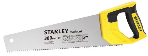 Ножівка по дереву Stanley Tradecut, 380мм, 7TPI