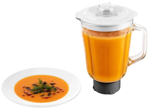 Кухонна машина Sencor 1000Вт, чаша-метал, корпус-пластик, насадок-12, білий