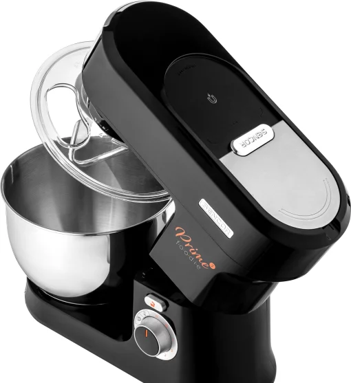 Кухонна машина Sencor 1000Вт, чаша-метал, корпус-пластик, насадок-12, чорний