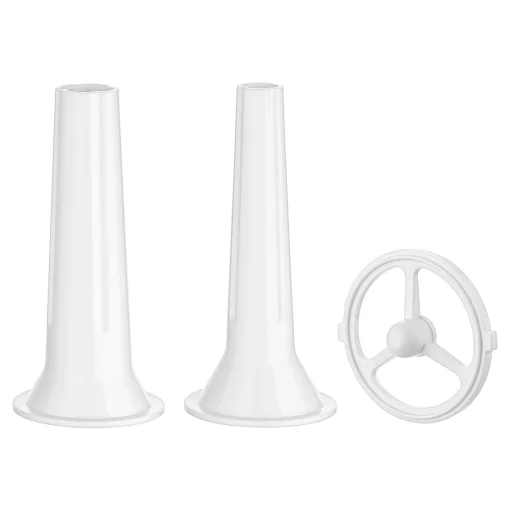 Кухонна машина Sencor 1000Вт, чаша-метал, корпус-пластик, насадок-15, біло-золотий