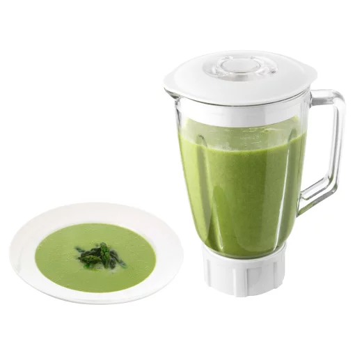 Кухонна машина Sencor 1000Вт, чаша-метал, корпус-пластик, насадок-15, чорний