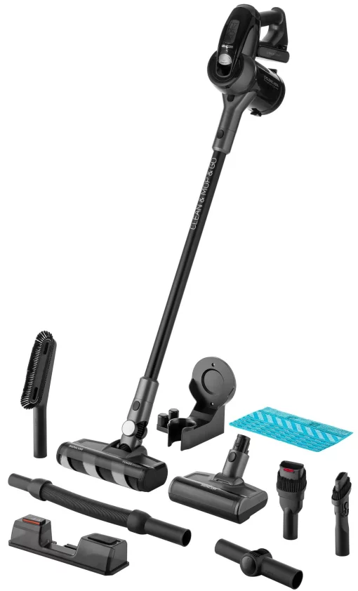 Пилосос Sencor безпровідний, 400Вт, вологе прибирання, конт пил -0.5л, автон. робота до 50хв, вага-3кг, НЕРА, чорний