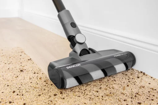 Пилосос Sencor безпровідний, 400Вт, вологе прибирання, конт пил -0.5л, автон. робота до 50хв, вага-3кг, НЕРА, чорний