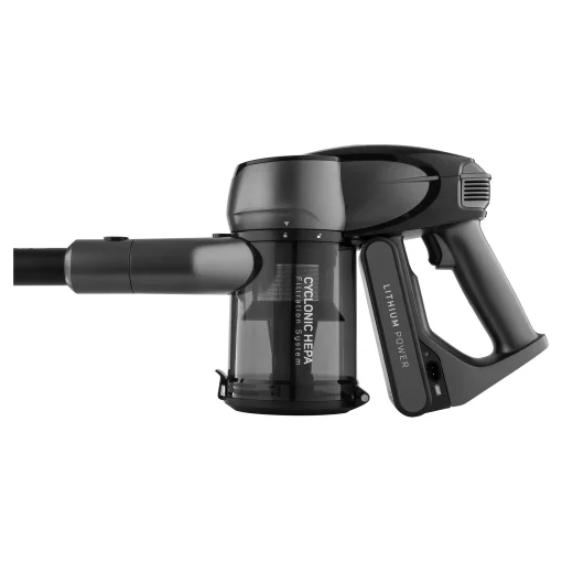 Пилосос Sencor безпровідний, 400Вт, вологе прибирання, конт пил -0.5л, автон. робота до 50хв, вага-3кг, НЕРА, чорний