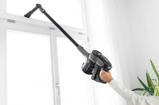 Пилосос Sencor безпровідний, 400Вт, вологе прибирання, конт пил -0.5л, автон. робота до 50хв, вага-3кг, НЕРА, чорний