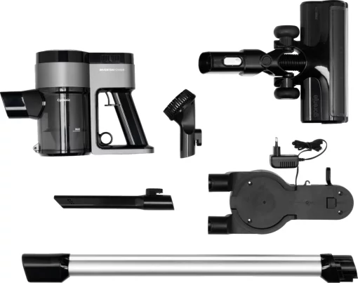 Пилосос Gorenje безпровідний, 132Вт, конт пил -0,5л, автон. робота до 25хв, вага-2,6кг, 2насадки, чорний
