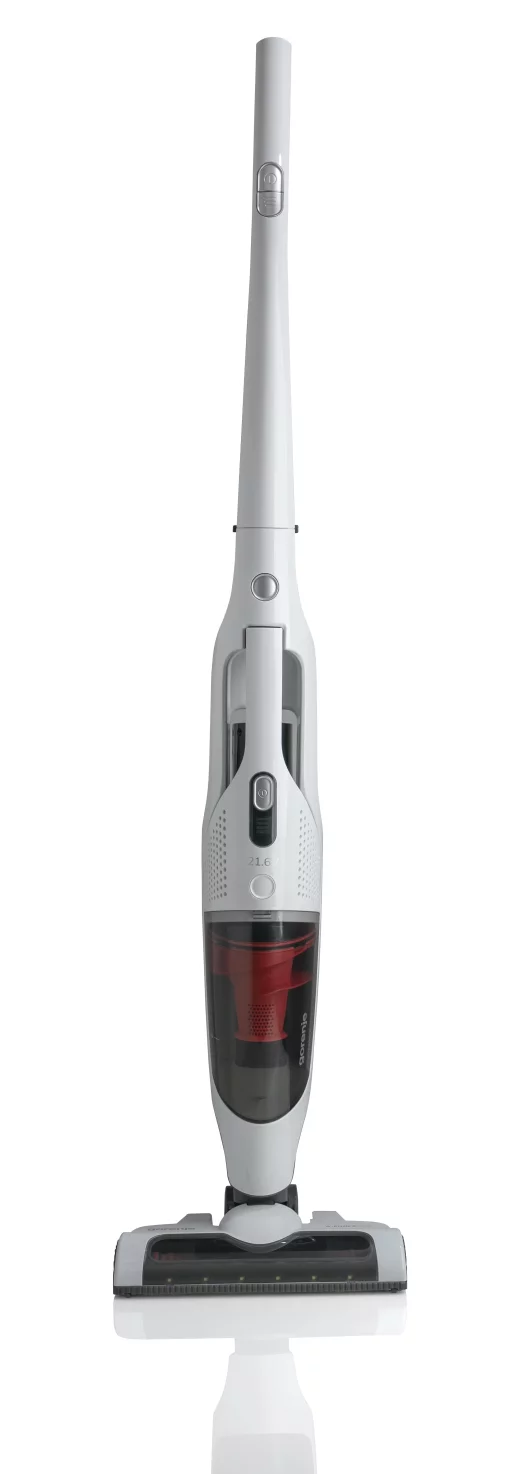 Пилосос Gorenje бездротовий, 162Вт, конт пил -0.5л, автон. робота до 60хв, HEPA, 2 в 1, підсвічування, індикатор, синій