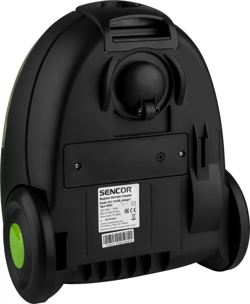 Пилосос Sencor контейнерний Allegro, 890Вт, конт пил -1.5л, НЕРА, чорно-зелений