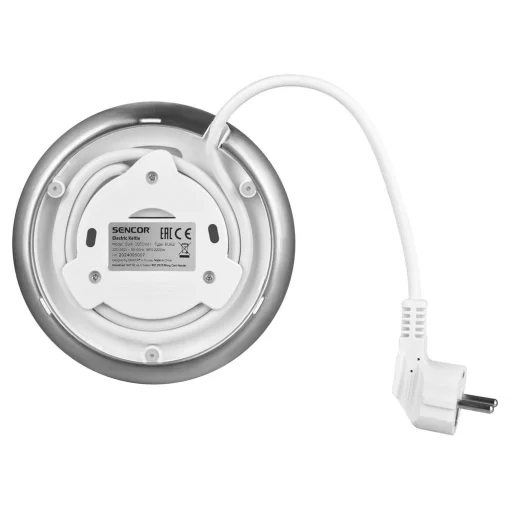 Електрочайник Sencor 1.7л, Strix, LED дисплей, подвійні стінки, сенс. керування, білий