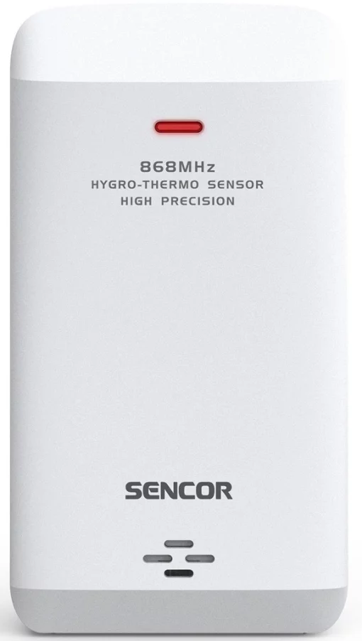 Метеостанція Sencor, внутр/зовн вимірювання, від мережі/CR2032x1+AAx2+AAx3, темп-ра, вологість, час, прогноз погоди, атмосферний тиск, шв. вітру, підкл. до WIFI, чорний