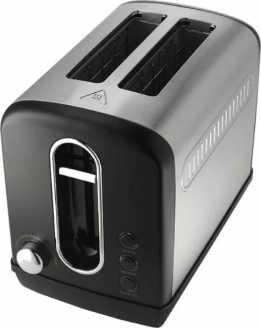 Тостер Gorenje, 950Вт, функц. розморожування, автовідключення, пластик + металл, чорний