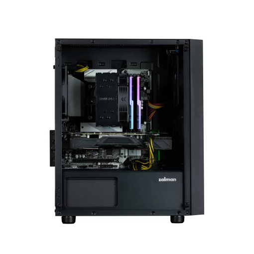 Корпус Zalman T3 Plus без БЖ, 1xUSB3.0, 2xUSB2.0, 2x120мм, VGA 290мм, ATX, чорний