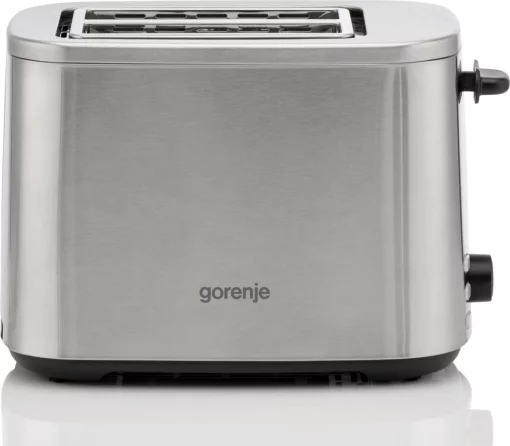 Тостер Gorenje 800Вт, підігрів, розморожування, пластик, сріблястий