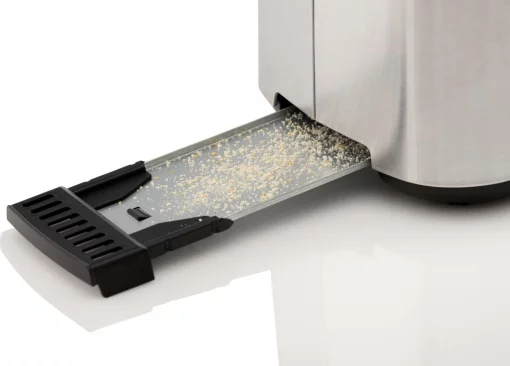 Тостер Gorenje 800Вт, підігрів, розморожування, пластик, сріблястий