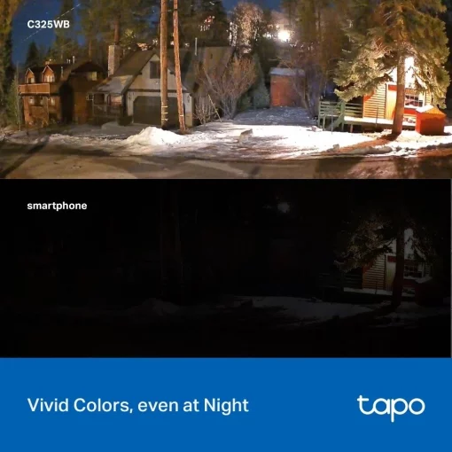 IP-Камера TP-LINK Tapo C325WB 4MP N300 microSD зовнішня ColorPro