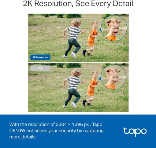 IP-Камера TP-LINK Tapo C510W 3MP N300 зовнішня поворотна