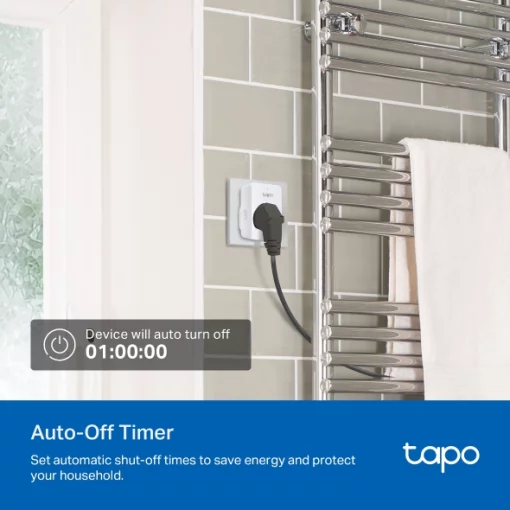 Розумна розетка компактна TP-LINK Tapo P110M N300 BT 16A