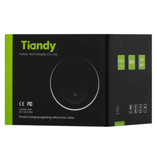 IP-камера Tiandy TC-C34KN Spec:I3/A/E/Y/2.8-12mm/V4.2, 4MP, Dome, 2.8-12mm AVF, f/1.6, IR30m, PoE, IP66