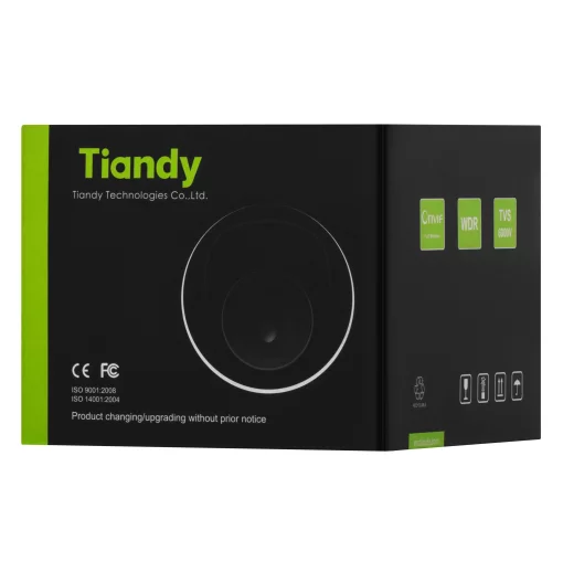 IP-камера Tiandy TC-C35KS Spec:I3/E/Y/M/S/H/2.8mm/V4.0, 5MP, Starlight IR Dome, 2.8mm, f/1.6, IR30m, PoE, IP66, IK10