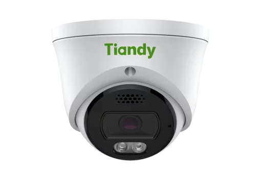 IP-камера Tiandy TC-C35XQ Spec:I3W/E/Y/2.8mm/V4.2, 5MP, EW Color Maker Turret, 2.8mm, f/1.0, IR30m, LED15m, DC12V, PoE, IP66, Speaker