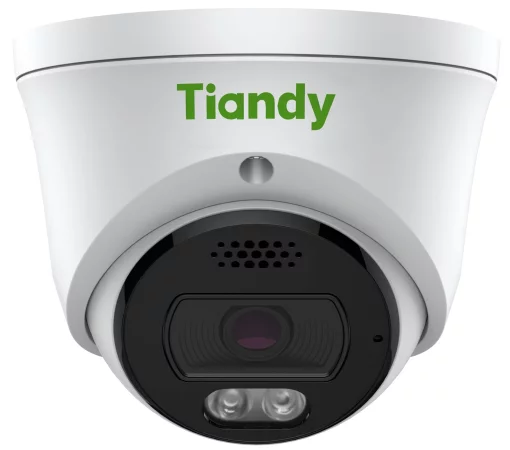 IP-камера Tiandy TC-C35XQ Spec:I3W/E/Y/2.8mm/V4.2, 5MP, EW Color Maker Turret, 2.8mm, f/1.0, IR30m, LED15m, DC12V, PoE, IP66, Speaker