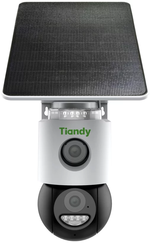IP-камера Tiandy TC-H363U Spec:W/4G/U/SE/4mm/V4.0, 6MP, Fixed Color Maker 4G PT, 4mm, f/1.0, LED20m, DC5V, Batt.10400mAh, Solar panel, IP65, Speaker