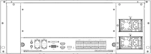Відеореєстратор Tiandy TC-R324160 Spec:E/B/R/N/V4.1, 160ch, 24HDD, 4K, 4RJ45, RPS