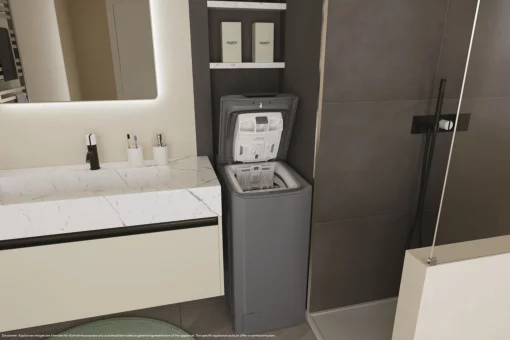 Пральна машина Candy вертикальна, 7кг, 1200, A+++, 60см, дисплей, cріблястий