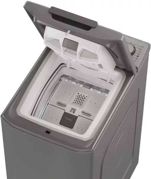 Пральна машина Candy вертикальна, 7кг, 1200, A+++, 60см, дисплей, cріблястий