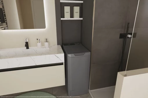 Пральна машина Candy вертикальна, 7кг, 1200, A+++, 60см, дисплей, cріблястий