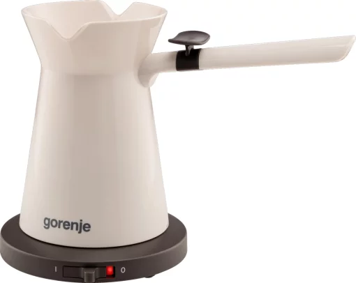 Кавоварка Gorenje електротурка 0.35л, мелена, на 2 чашки, бежевий