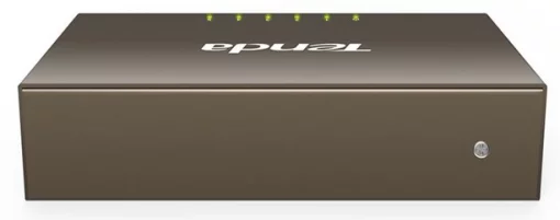 Комутатор TENDA TEG1005D 5xGE, Desktop метал, Некерований