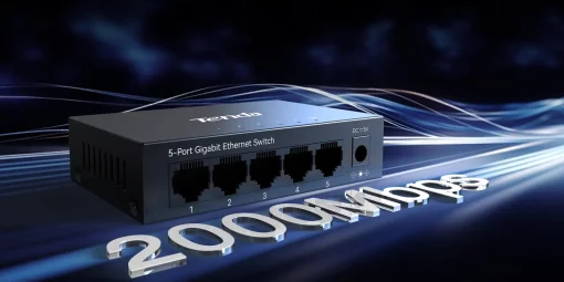 Комутатор TENDA TEG1005M 5xGE, Некерований