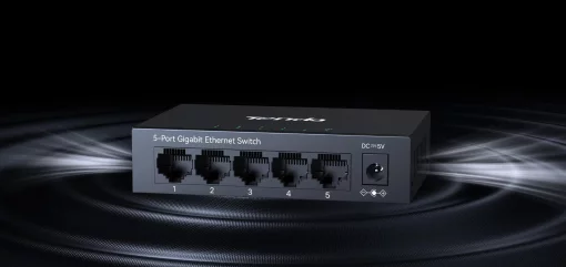 Комутатор TENDA TEG1005M 5xGE, Некерований