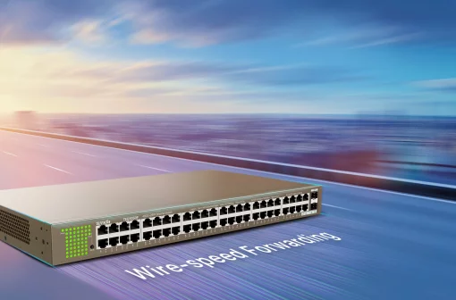 Комутатор TENDA TEG1050F 48xGE, 2xSFP Combo, Некерований