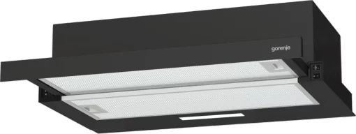 Витяжка Gorenje телескопічна, 60см, 350м.куб/год, чорний