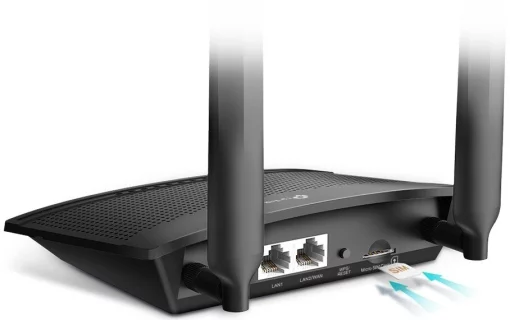 Маршрутизатор TP-LINK TL-MR100 N300, 4G/LTE, 1xFE LAN, 1xFE WAN