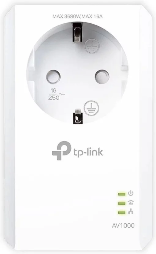 Адаптер Powerline TP-LINK TL-PA7017P AV1000, 1xGE, Розетка