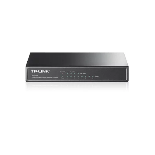 Комутатор TP-LINK TL-SF1008P 8xFE (8xPoE), 65Вт, Некерований