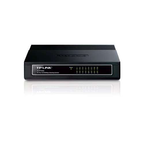 Комутатор TP-LINK TL-SF1016D 16xFE, Некерований