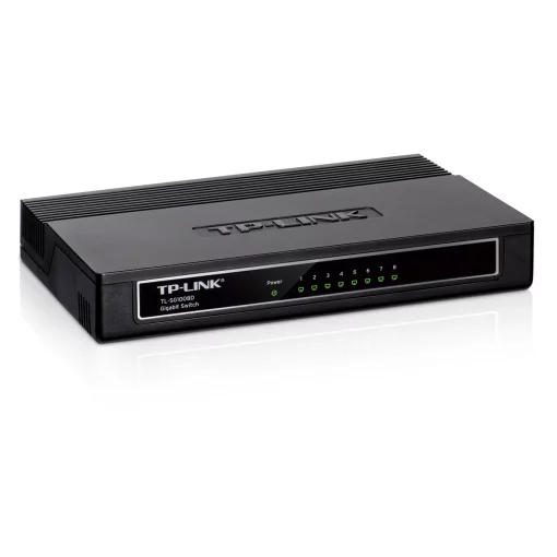 Комутатор TP-LINK TL-SG1008D 8xGE, Некерований
