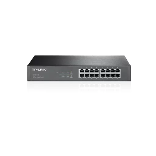Комутатор TP-LINK TL-SG1016D 16xGE, Некерований