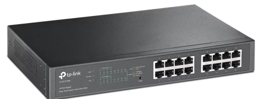 Комутатор TP-LINK TL-SG1016PE 16xGE (8xPoE), 124.4 Вт, WebSmart