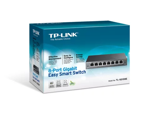 Комутатор TP-LINK TL-SG108E 8xGE, WebSmart